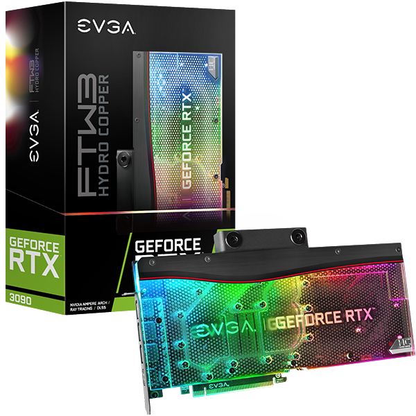 VGA GeForce EVGA FTW3 HYDRE RTX 3090 24GB GDDR6X کارت گرافیک اوگا ۳۰۹۰