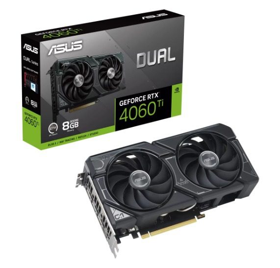 کارت گرافیک ایسوس Dual GeForce RTX 4060 Ti 8GB GDDR6